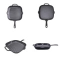 10-Zoll-Gusseisenguss-Grillpfanne